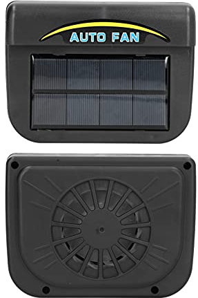 LUCKDANO Climatiseur Solaire, Refroidisseur Solaire avec un Ventilateur d'air ABS 2V pour les Modèles à Usage Général (Carte Solar Car_Big)