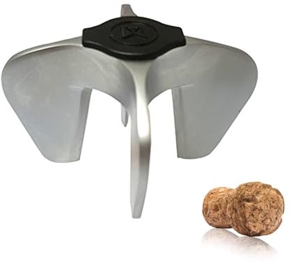 Apribottiglie in acciaio inox per spumante e spumante, facile e sicuro