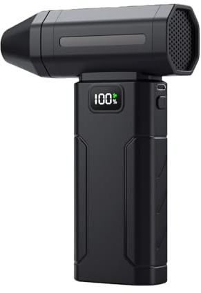 Générique Souffleur d'air Électrique - 6000mAh sans Fil Ventilateur Dépoussiérage Haute Vitesse,Nettoyeur À Air Portable pour Électronique - pour Maison Bureau Ordinateurs Intérieur Voiture