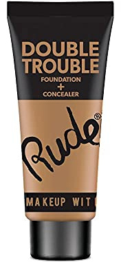 Rude DOUBLE TROUBLE Foundation + Concealer - Fair
