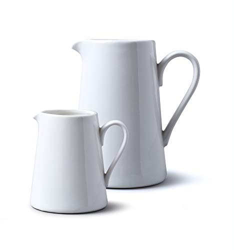 WM Bartleet & Sons 1750 TSET10 Straight Sided Jug Set, White