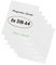 TUKA-i-AKUT 6x A4 Magnetfolie zum Beschriften und Zuschneiden, Flexibel Magnet Tafelfolie Magnetplättchen Gummimagnet, Werbelehrmagnet Magnetische Etikett Plakat, 6er Set Weiß, TKD9040-white-A4-6x