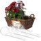 Relaxdays Globes d’arrosage en Plastique, Lot de 4, Distributeur Eau, arrosage Plantes, 2 semaines, 250ml, Pot Fleurs, transparant