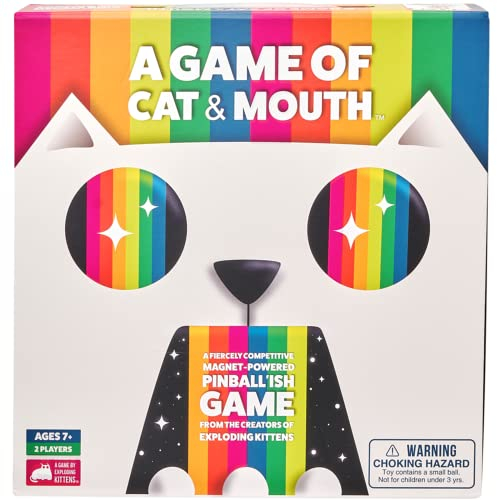 Exploding Kittens A Game of Cat and Mouth by Exploding Kittens - Card Games for Adults Teens & Kids - Fun Family Games, 10.5 x 3.23 x 10.5 inches