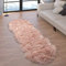 Paco Home Kunstfell Fellteppich Imitat Sitzkissen Herzform Rund Verschiedene Formen, Rosa, Grösse:55x160 cm Fell-Form