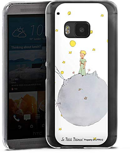 Hard Case kompatibel mit HTC One M9 Schutzhülle transparent Smartphone Backcover Offizielles Lizenzprodukt Kinderbuch Der Kleine Prinz