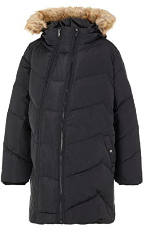 MAMALICIOUS Damen Mlsicilia 2in1 Down Jacket A., Schwarz, M