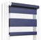 Fenster DEKOR - Rollos für Fenster Marineblau - Klemmfix Rollo ohne Bohren 120 x 130 cm - Doppelrollo mit einer breiten Auswahl an Größen und Farben - Blickdichte Rollos, einfach zu montieren