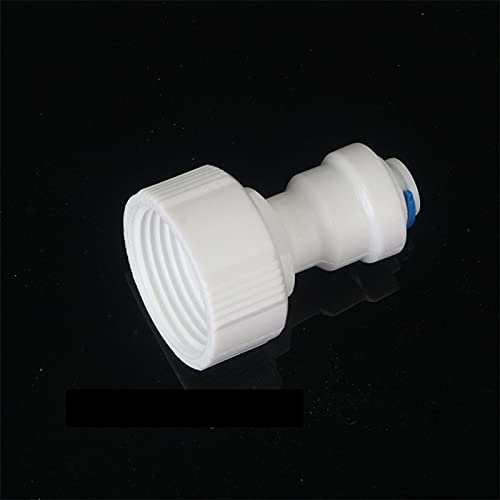 1 Conector Rápido de Filtro de Agua, Rosca Hembra 1/2 Pulgada, Manguera 1/4 Pulgadas para Todos los Filtros del Purificador de Agua, Sistemas Hídricos de Ósmosis Inversa