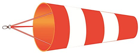 F Fityle Heavy Duty Windsock Oxford Cloth Wind Sculptures for Outside Wind Direction Indicator, red 150cm