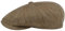 Stetson Hatteras Pascoli Flatcap - Elegante Seidencap - Made in The EU - UV-Schutz 40 - Herren - Frühjahr/Sommer beige-braun 60 cm