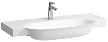Laufen The New Classic Waschtisch, unterbaufähig, 1 Hahnloch, ohne Überlauf, 1000x480mm, H813857, Farbe: Weiß matt