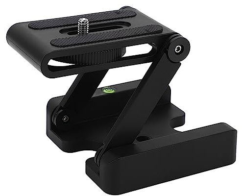 Z-Neigekopf, Z-Typ-Stativkopf, Z-Flex-Neigekopf-Klappplatte, Schnellverschluss-Z-Neigekopf mit 1/4-Zoll-Befestigungsschraube für DSLR-Kameras, Digitalkameras, Sportkameras,