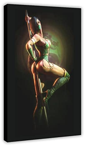 Mortal Kombat Game 5 Leinwand-Poster, Wandkunst, Dekor, Bild, Gemälde für Wohnzimmer, Schlafzimmer, Dekoration, Rahmen-Stil, 60 x 90 cm