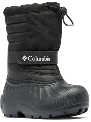 Columbia Bottes Powderbug Snowlite pour enfants, design élégant, prêtes à l'eau, résistantes au vent, à fermeture rapide, chaleur douillette - Jeunesse Unisexe