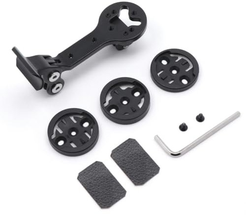 Bike Computer Mount Bracket Set Compatible with Garmin/G/G+/Wa hoo/Bry ton for BMC Bike Models Adjustable Out-Front Handlebar Bicycle GPS Adapter Combo Kit