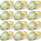 SCENTORINI Citronella Kerzen im Dose, 100% Sojawachs Zitronengras Kerze Outdoorkerzen, für Outdoor,Garten,Picknick, Camping, Terrasse,12 Stück, 180 Std Brenndauer