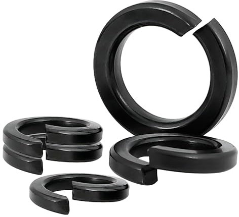 Qrity 10 Stück Spiralförmige Federscheiben Federringe, M14 Federscheiben, Unterlegscheiben Spaltring Sicherungsscheibe Dichtungsring für Bolzen/Schraube