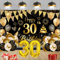 30. Geburtstag Deko, Deko 30 Geburtstag Männer Frauen, Groß Banner und Schwarz Gold, für Frau Mann