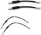 ROBUST 4x Bremsschlauch Vorne Hinten Set für Audi A3 Seat Altea Leon Toledo Skoda Octavia Superb Yeti VW Caddy Derby Eos Golf Plus Golf V VI Scirocco Touran 1K0611701H 1K0611701K