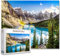 Tucocoo Moraine Lake Landscape Jigsaw Puzzles für Erwachsene 1000 Teile, Bergkette Wald Baum Natur Kunst Puzzle DIY Puzzles für Heimdekoration Geschenke, Familienpuzzle Perfekt für Spieleabende