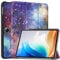 Case2go - Custodia per tablet compatibile con OnePlus Pad Go/Oppo Pad Air2/Oppo Pad Neo - Funzione Auto/Sveglia - Caso - Galassia