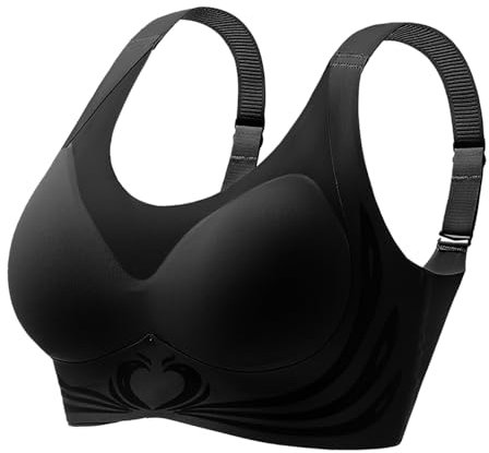 Damen Sport BH Starker Halt Große Größe Rücken Gepolstert Fitness Lauf Joggen Yoga Bra Push Up BH Ohne Buegel
