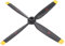 Nurnesy Rc Aircraft Propeller Wltoys Xk A280 Parts Black Blade Butcher Airplane Plastic Plane Propeller Original Spare Accessories Wltoys Xk A280 Rc Airplane Parts Propellers