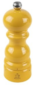 PEUGEOT - Paris u'Select 15 cm Salzmühle - 6 vordefinierte Mahlgrade - PEFC-zertifiziertes Holz - Französiches Know-How - Safranlackiert