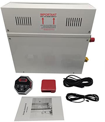 Kit generatore di vapore per doccia, 10. 5KW-18KW Macchina a vapore domestica Generatore di vapore portatile sauna sauna sauna secco a vapore Generatore di vapore autoprodotto con controller digitale