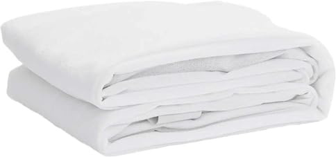 vidaXL Matratzenschoner, Matratzenauflage Wasserdicht, Matratzenschutz mit Elastischen Bändern Atmungsaktiv, Inkontinenzauflage, Weiß 200x220cm