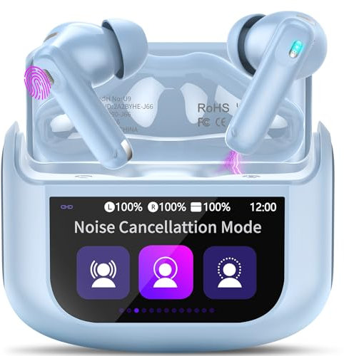 Thunelec Auriculares inalámbricos, auriculares Bluetooth 5.4, micrófonos ENC integrados con cancelación de ruido