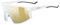 uvex skyryse - occhiali sportivi per adulti - forte protezione UV - con miglioramento del contrasto - white matt/gold mirror - one size