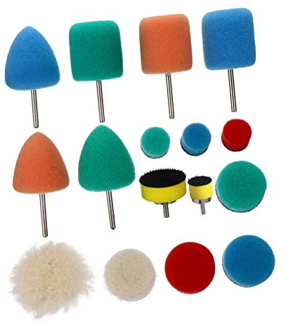 Gatuida Autopolitur-schwamm-pads-set 16-teilig Polierpads Auto-puffer-set Waschbarer Schwamm Zum Wachsen Und Polieren Von