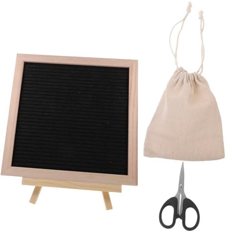HAPINARY Felt Letter Board Mit Robustem Holzrahmen Und Stabilem Standfuß Vielseitiges Nachrichtenschild Für Zuhause Basteln Beschriften Und Dekorieren Bei Feier Garten Geschäft