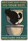 DWUENT Vintage Bathroom Wall Art - 8x12 Inch Funny Toilet Sign, Retro Metal Tin Decor for Bathroom, Home Gift, Rustic Restroom Signage
