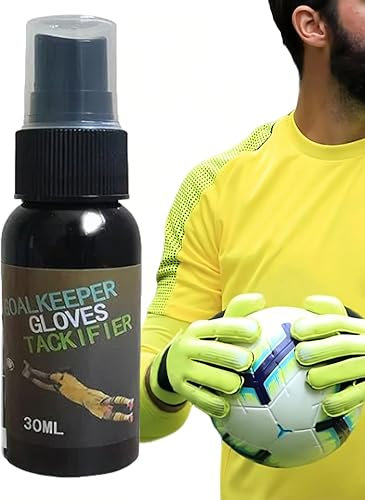 Uczalynate Torwarthandschuh-Reiniger,Grip Spray Für Torwarthandschuhe,Antislip Sticky Spray Für Handschuhe,Football Torwarthandschuh-Spray,30ML Grip Spray,Torwarthandschuhe