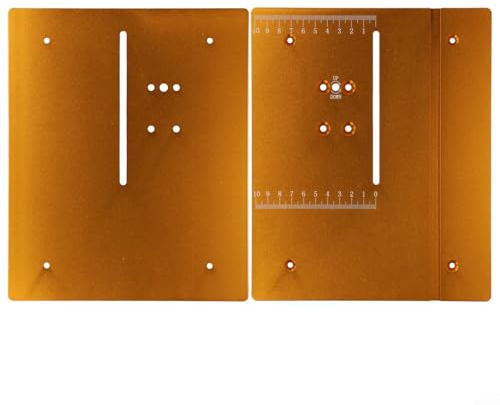 Plaque de scie circulaire en aluminium T60 pour table de défonceuse 61 x 20 cm