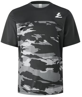 ZesiikLvie MTB Trikot Herren Mountainbike Top Kurzarm Motocross Jersey Downhill Radfahren Fahrrad Trikot Atmungsaktiv Schnelltrocknend