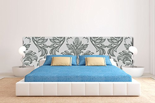 Oedim Kopfteil Bett Verschiedene Maßnahmen PVC Digitaldruck Abstrakt Ornamente bunt 100x100cm