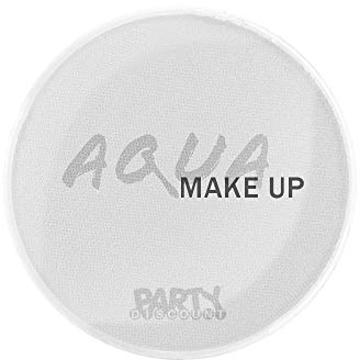 PARTY DISCOUNT Aqua-Schminke / Water-Make-Up / Kinder-Schminkfarben, 10ml, Weiß