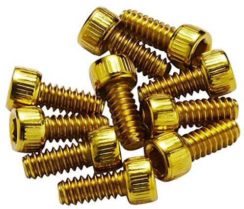Reverse Escape Pro + Black One Pedal Stahl Pin Set US goldfarben