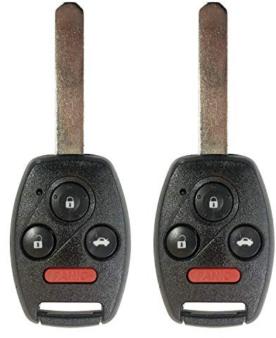 Replacement For 2006 2007 2008 2009 2010 2011 Honda Civic EX Si Keyless Entry Key Remote 4 BUTTON Fccid: N5F-S0084A,by AUTOKEYMAX (PAIR)