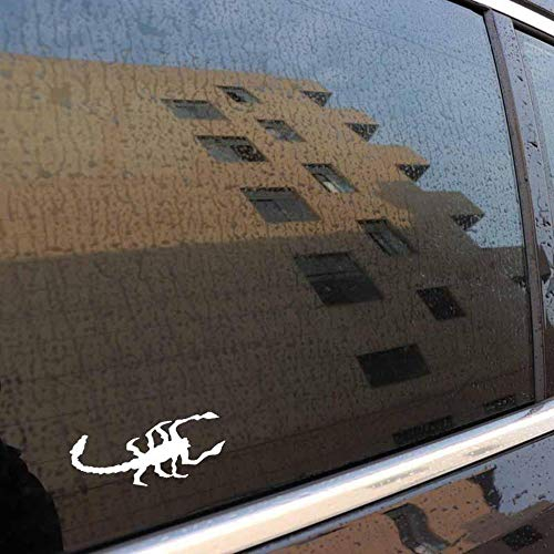 Scorpion Venom Sting Claw Tattoo Fun Window Sticker Vinyl Decal 18.7CM x 8.8CM - White