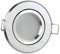 Trano LED Einbaustrahler silber gebürstet rund 7 Watt kaltweiß MR16 12V - Einbauleuchten flach 70-73mm Bohrloch - Einbau-Spot Decken-Strahler Deckeneinbaustrahler Deckenspot Deckeneinbauleuchte