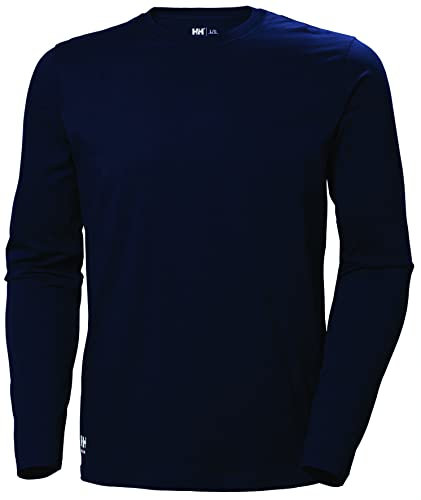 Helly Hansen Workwear Men's Classic Longsleeve, Navy, M