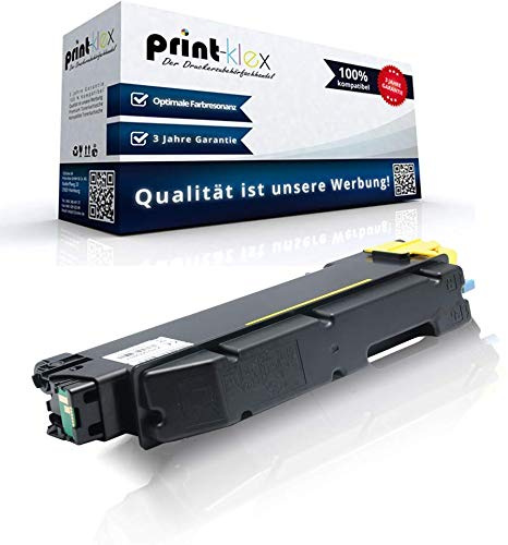 Print-Klex Tonerkartusche kompatibel für Kyocera ECOSYS P 7240 CDN TK5290 TK 5290Y 1T02TXANL0 TK-5290Y TK 5290 Yellow Gelb - Office Plus Serie