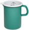 Riess, 0338-111, Küchenmaß 1L, SONDEREDITON Nature Green Dark,Emaille, Grün, 0,431kg, 1 Liter, 16,3 x 11,3 x 14,8cm, Induktion