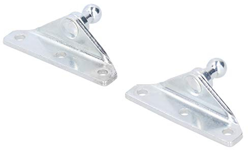 Aramox 10 mm Gasdruckdämpfer Gasdruckfeder Befestigung Gasfeder Hubstrebe Halterung Kugelbolzen, 2 Stück Kugelbolzen Halterung 10mm für Gas Prop Federbein Federpack M10 Autozubehör