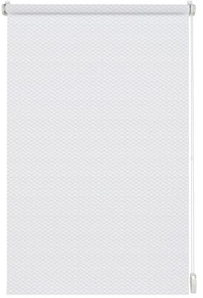 Gardinia Estor Shaun para Pegar y Fijar con Pinzas, Opaco y translúcido, Todas Las Piezas de Montaje Incluidas, Color Blanco, 60 x 160 cm, (36359)